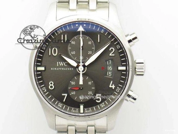 MIROTIME 0512 Aquatimer Chrono IW376803 V6F 1:1 Best Edition Blue Dial On Rubber Strap A WellDesigned 7282